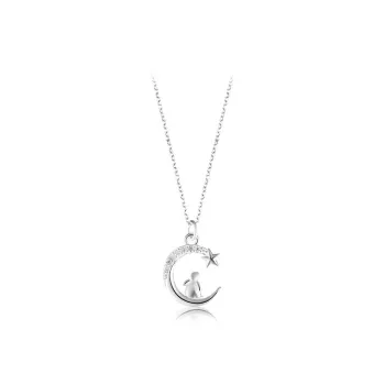 JOYDINNY S999 Fine Silver Necklaces Women's