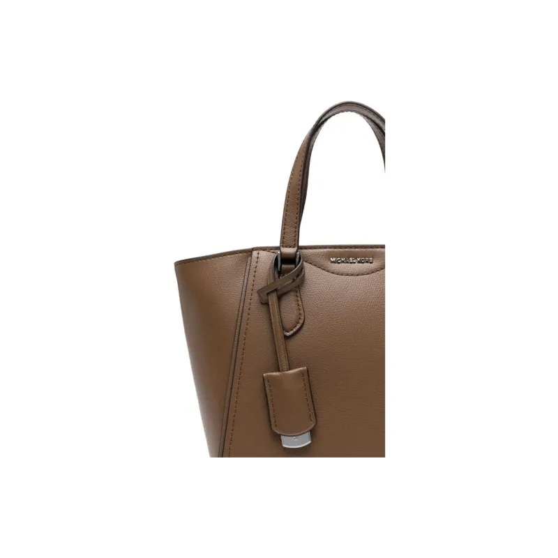 MICHAEL KORS TARYN Calfskin Handbag Trumpets Unisex Brown-3