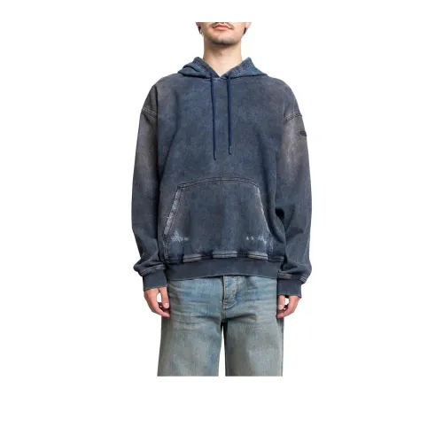 DIESEL Distressed Drawstring Hoodie