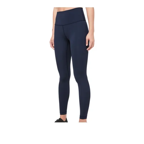 Lululemon Wunder Under Athletic Trousers Women's Marine Blue
