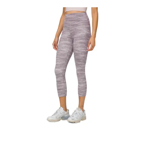 Lululemon Align™ Athletic Trousers Women's Jacquard Black Cherry White