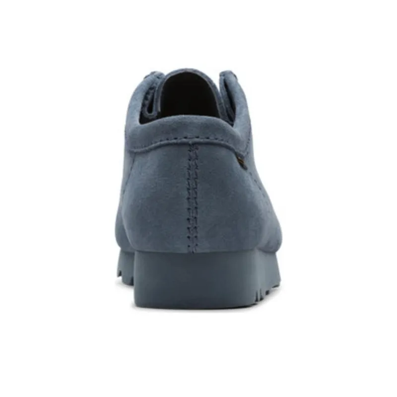 Clarks Wallabee Ankle Boots Unisex Blue Gray-4
