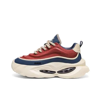 King Jinmai Cushioning Anti Slip And Wear Resistant Height Increasing Low Top Chunky Sneakers Men's