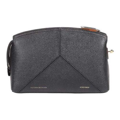 Victoria Beckham Gold Cow Fiber Shoulder Bag Women's Black