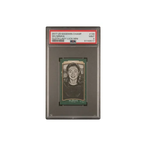 UPPER DECK 2017 Goodwin Champions Cloth Lucky Lady 09/25 Edition PSA 9 Goodwin Wu Minxia MINI Card Graded Cards 1 Pc