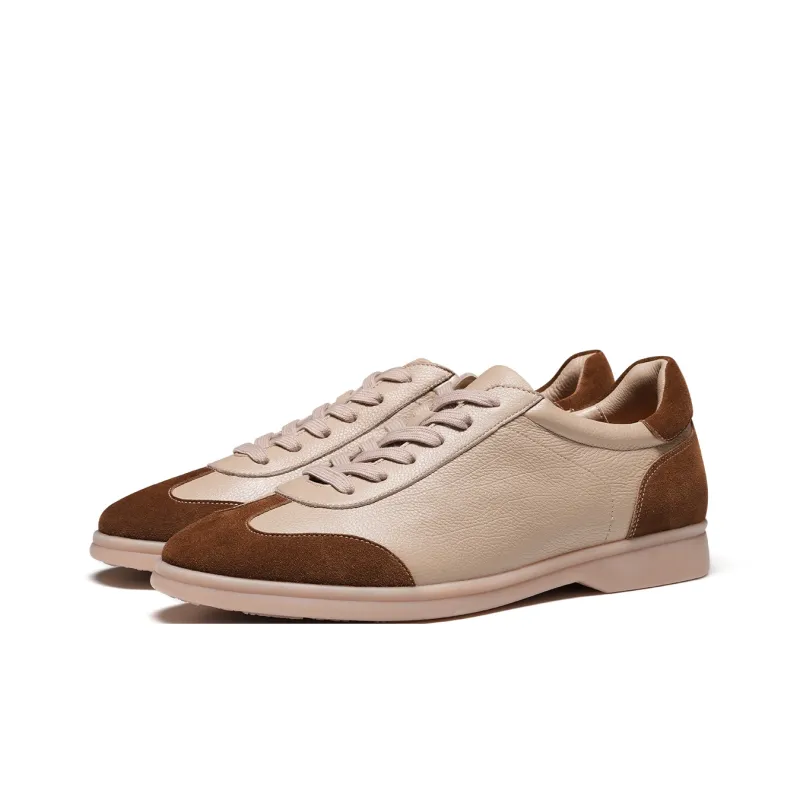 TRUFFAUT Lightweight Breathable German Army Trainers Low Top Casual Shoes Men's-6