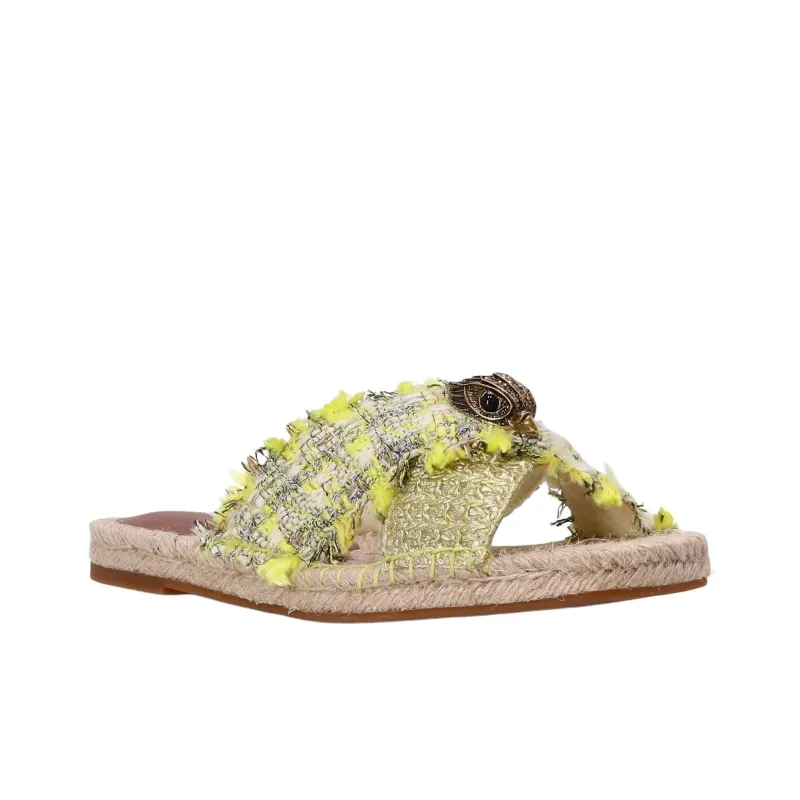 Kurt Geiger London Kensington Slide Slippers Women's Green-2