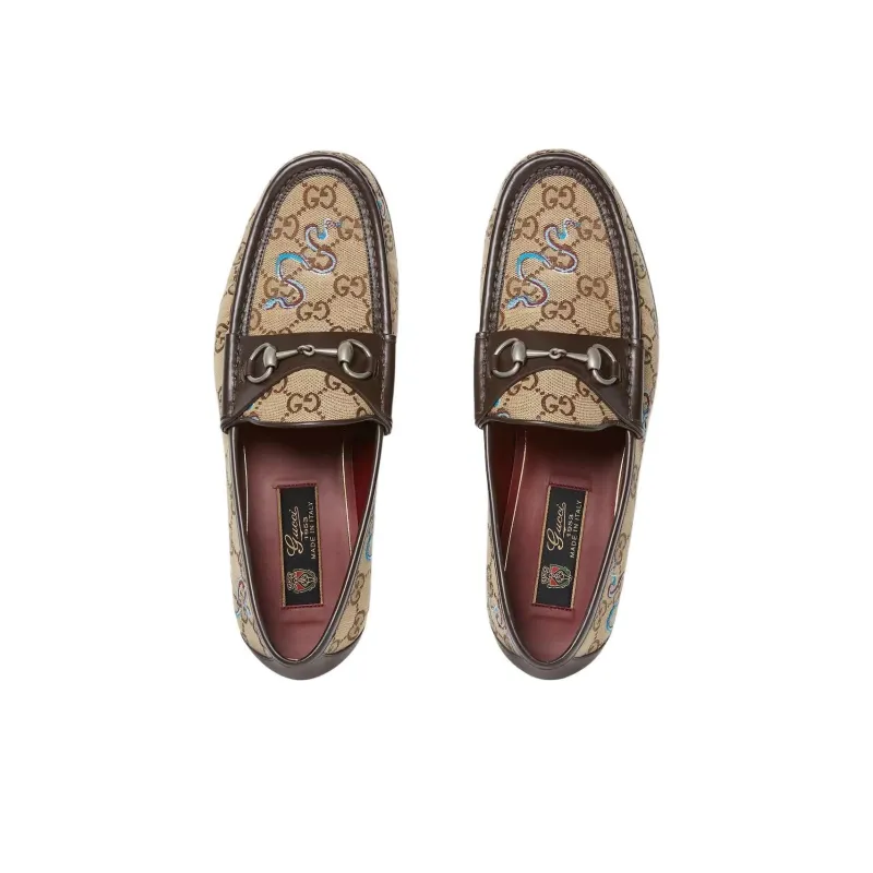 GUCCI Horsebit 1953 Loafers Men's Brown-3