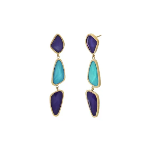 ANARTXY Acrylic Earrings Women's Blue
