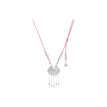 CLARKIA FLOWER 990 Silver Necklaces Women's