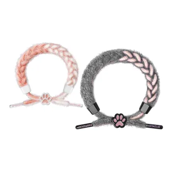 Rastaclat Polyester Small Lion Woven Bracelet Unisex