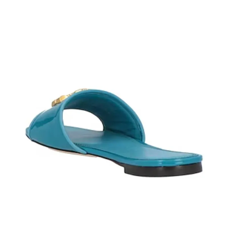 TORY BURCH Eleanor Slip-Resistant Slide Slippers Women's Blue-3