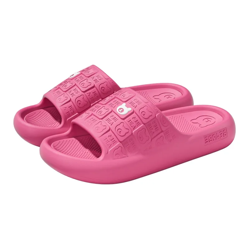 Foot Recreation Summer Indoor Bathing Slip Resistant Squashy And Bouncy Feeling Platform Home Slippers-16
