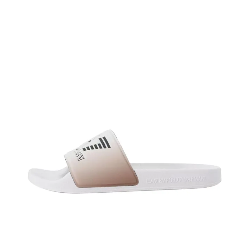 EMPORIO ARMANI EA7 Slide Slippers Women's White-0