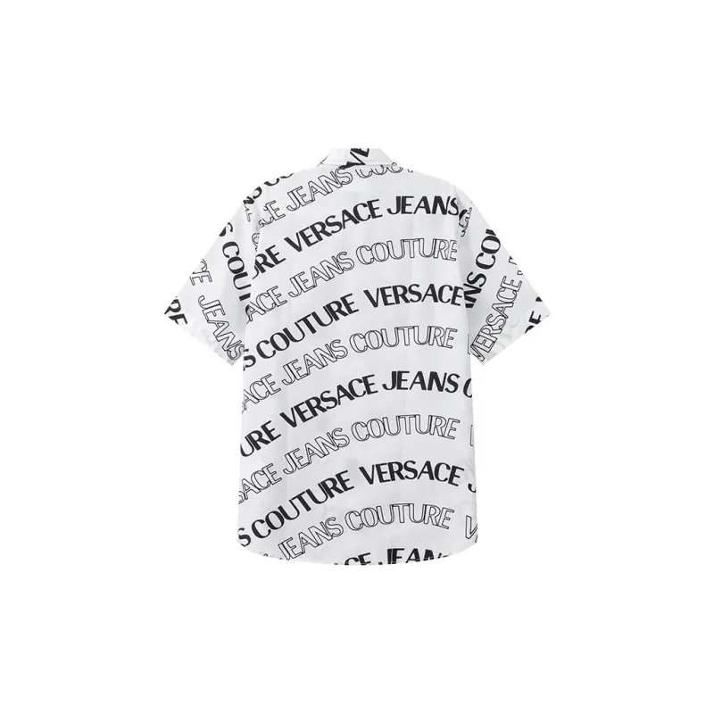 VERSACE JEANS COUTURE SS25 Shirt Men's White Black-1