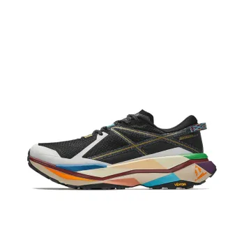 Anta Hunter Fury 2 Anti Slip Wear Resistant Low Top Trail Running Shoes Men's Black White