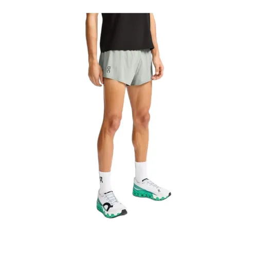 On Race Shorts Sports Shorts Men's Eggstone Gray | Black