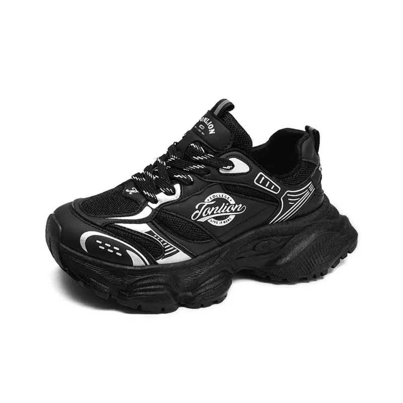 Tonlion Wear-Resistant Lightweight Height Increasing Low-Top Chunky Sneakers Women's-2