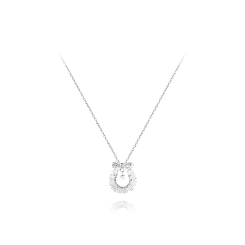BLANK IN BLANK Zircon Necklaces Women's Bestie Birthday Girlfriend Couple Box-0