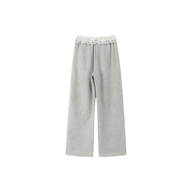 CHUU Casual Pants Women's Light Heather Gray-1