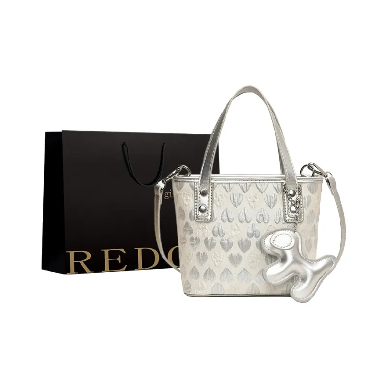 REDOO PU Shoulder Bag Women's Silver/Pink-0