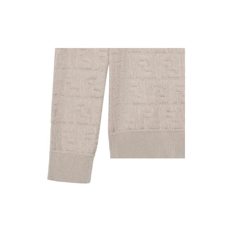 FENDI FW22 Sweater Women's Beige-4