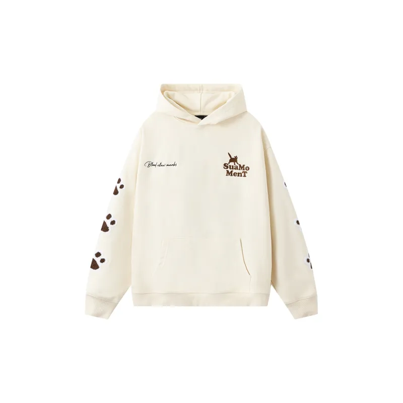 Suamoment Sweatshirt Spring And Fall American Trendy Couple Casual Hoodie Unisex-5