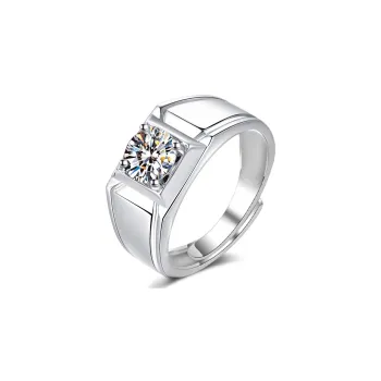 WUMZK 925 Sterling Silver Rings Men's