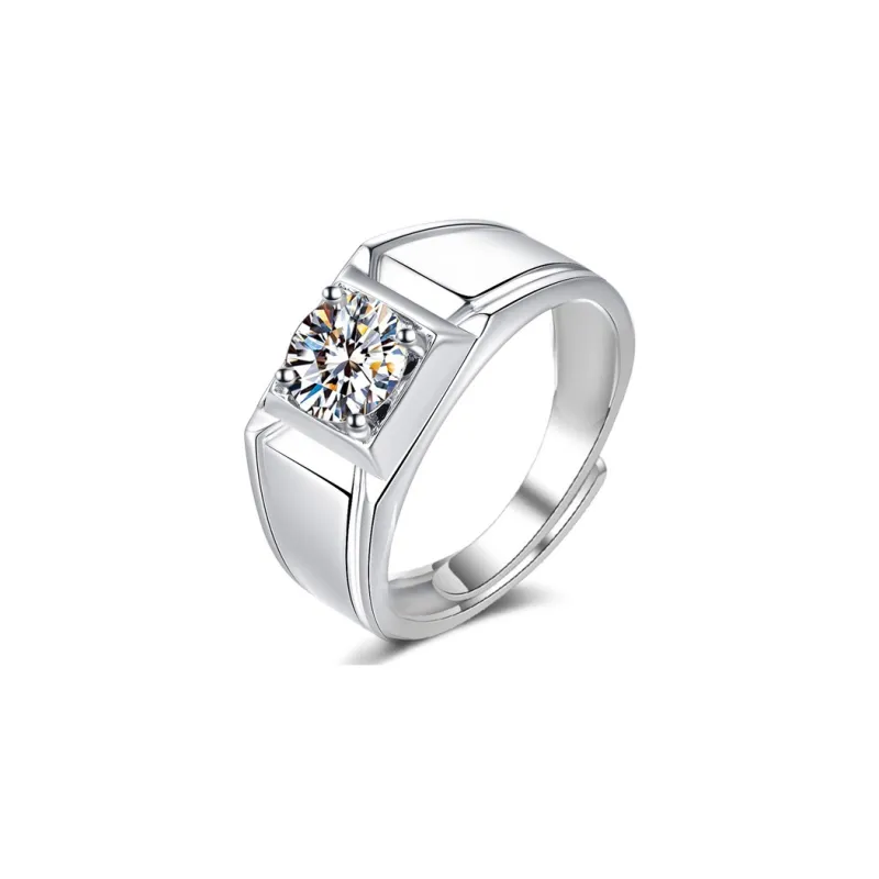 WUMZK 925 Sterling Silver Rings Men's-0