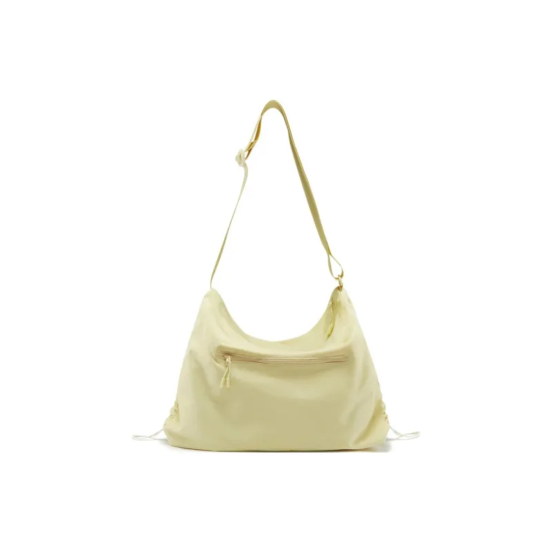 LiNing Polyester Shoulder Bag, Crossbody Bag Unisex Tender Goose Yellow-2
