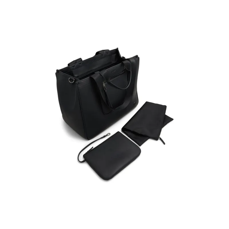 ALDO Artificial Leather Tote Bag, Shopping Bag, Handbag Tubas Women's Black-2