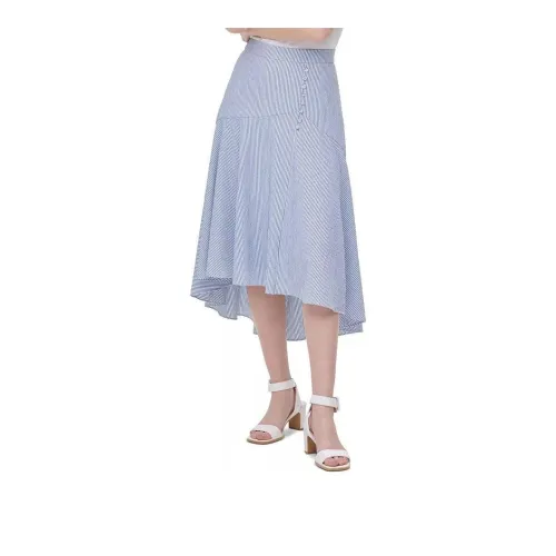 CALVIN KLEIN Casual Long Skirts Women's Blue