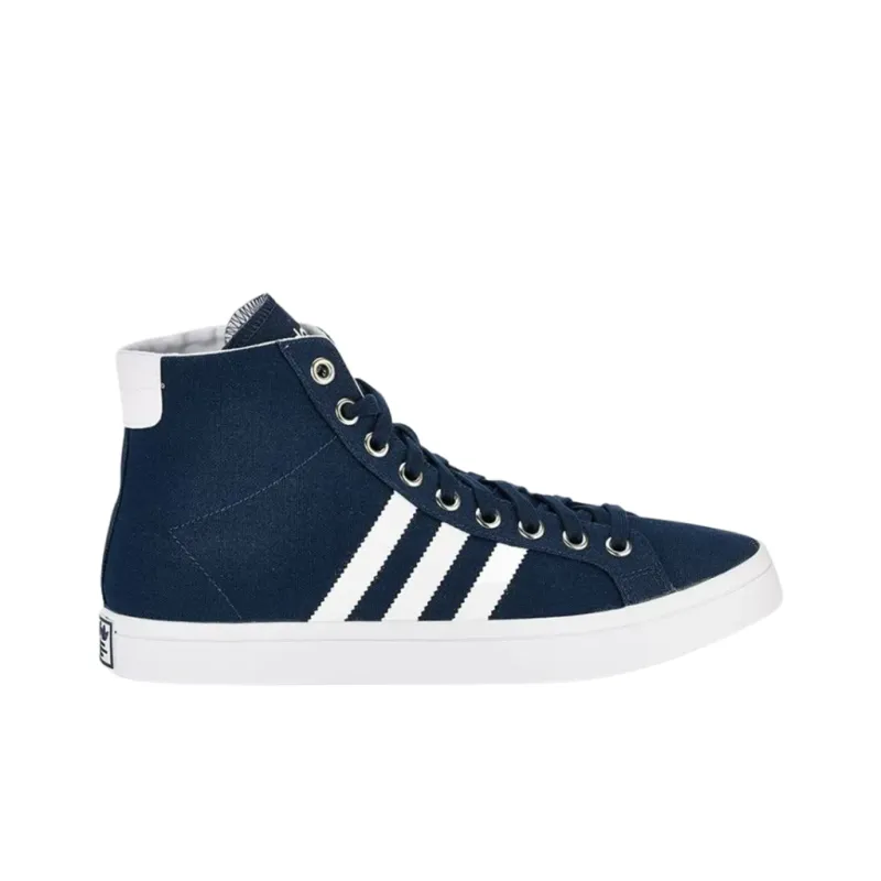 Adidas Originals Court Anti-Slip Wear-Resistant Mid-Top Skateboard Shoes Unisex Blue-1