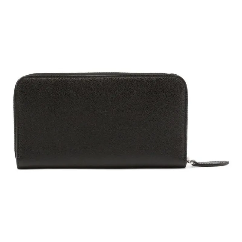 Burberry Porter Leather Flap Continental Long Wallet Black-3