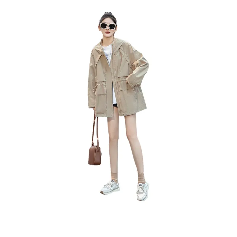Cypress House Trench Coat Women's Beige Khaki-0