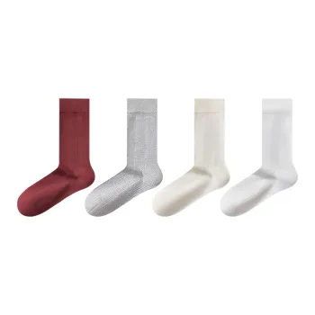 AOKANG Knee High Socks Women's 4 Pack