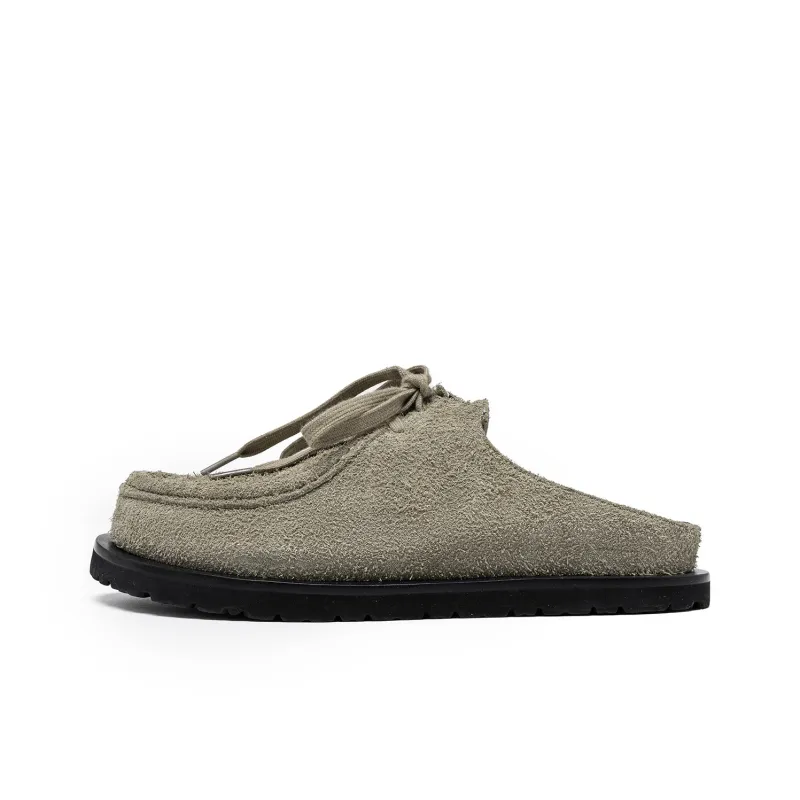 TC Abrasion-Resistant Wrap-toe Slippers Unisex Khaki Fabric Color-0