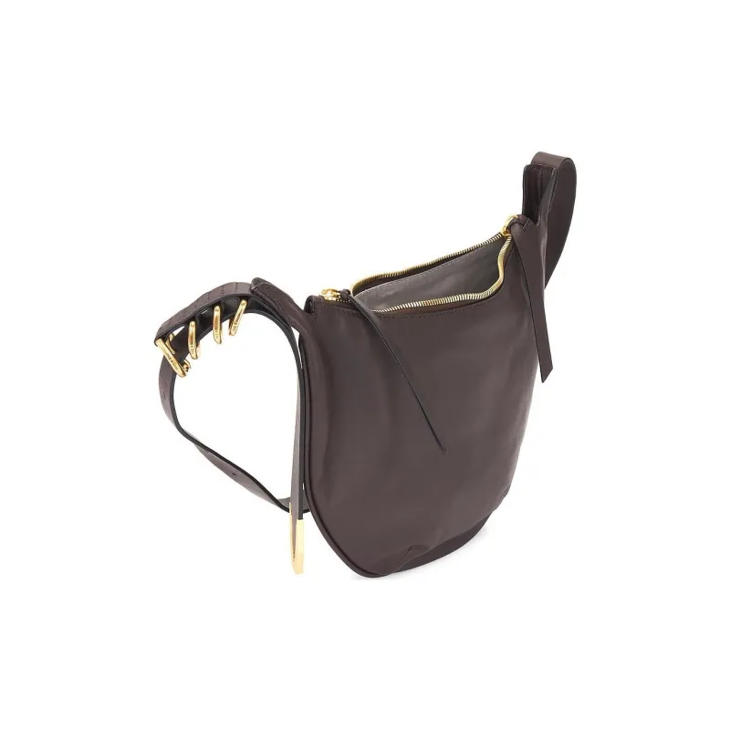 RAG&BONE Leather Shoulder Bag Unisex Coffee-2