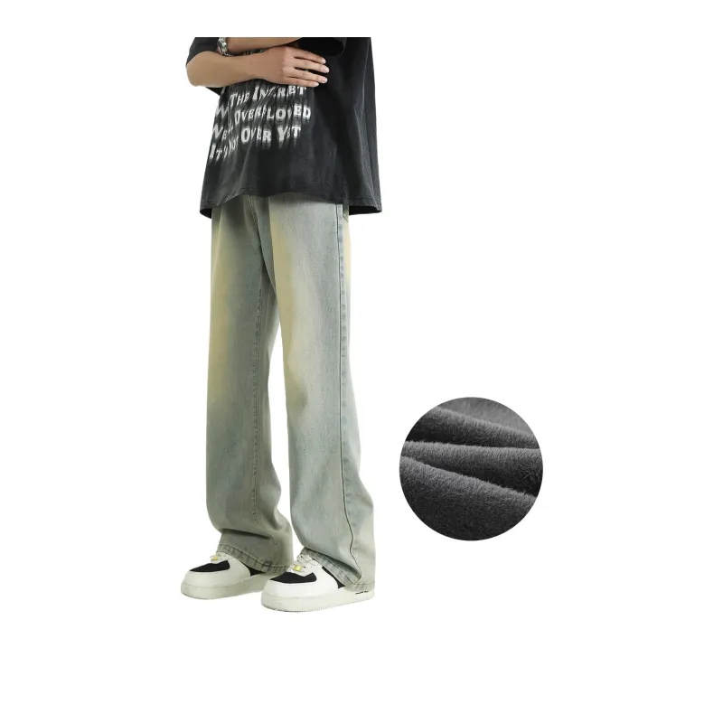 ROSECREED Jeans Unisex Yellow Mud-2