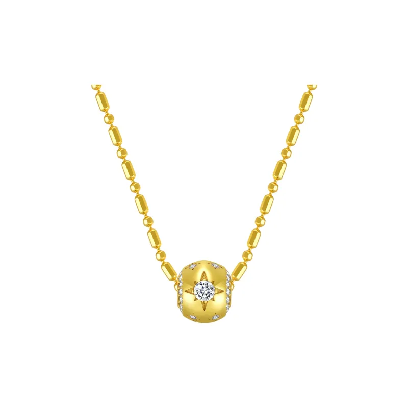 MITHAOL KUSC 925 Sterling Silver 18K Gold Plated Necklaces Women's-0