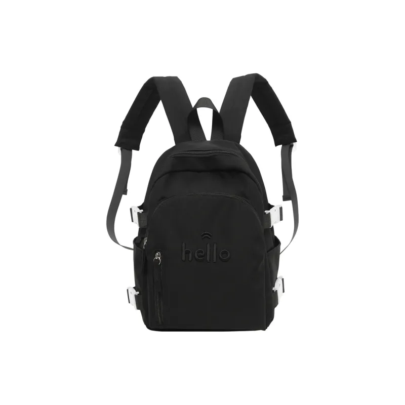 GOBLIN SHARKS 1759 Nylon Backpack Small Size Unisex White/Black/Blue/Green/Yellow-7