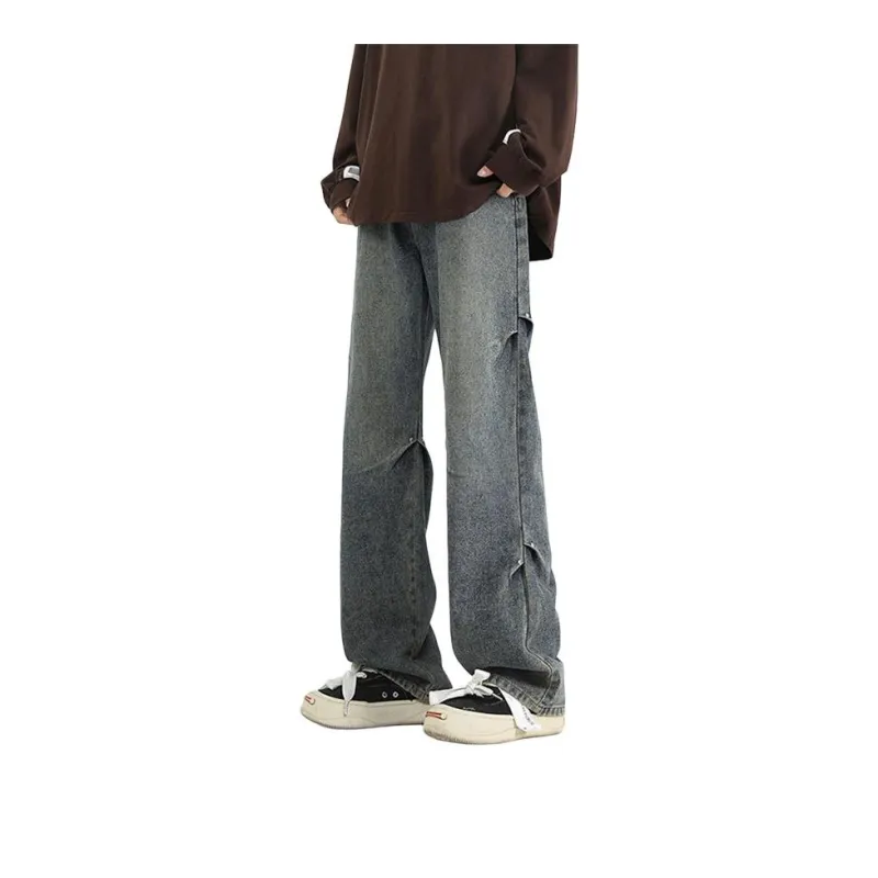 PAINT STAIN Jeans Unisex Dark Purple-89