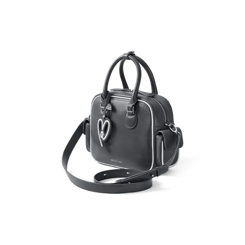 AMAZING SONG Cow Leather One Shoulder Handbags Medium Size Women's Multicolor-8