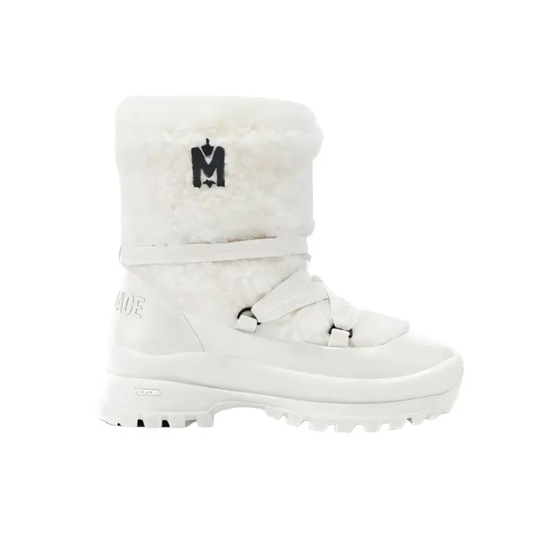 MACKAGE Conquer Short Snow Boots Women's White-1