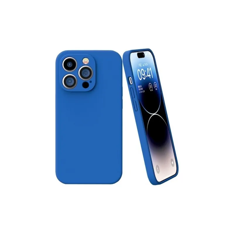 Wei Xin Silicone Material Solid Color Phone Cases Compatible With IPhone 16/15 Pro Max/Apple 13/14 Pro/Max-3