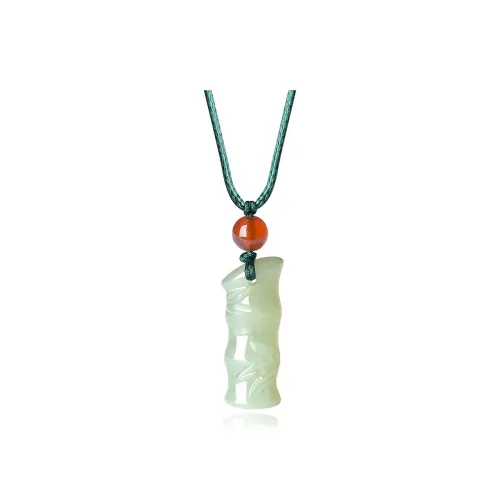 CHINA GOLD Gifts Hetian Jade Necklaces Jasper Unisex White Jade/Pale Greenish White Jade Women's