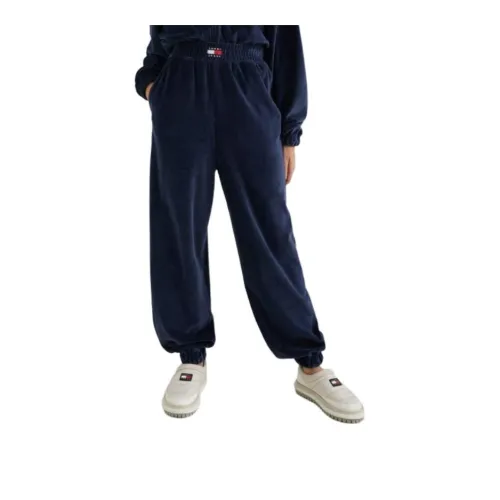 Tommy Hilfiger Knitted Sweatpants Women's Blue