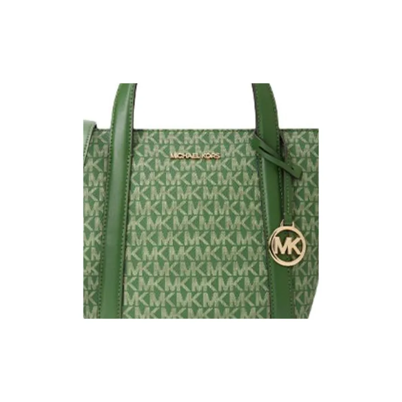 MICHAEL KORS Artificial Leather Tote Bag, Shopping Bag, Shoulder Bag, Crossbody Bag, Handbag Small Size Women's Green-2