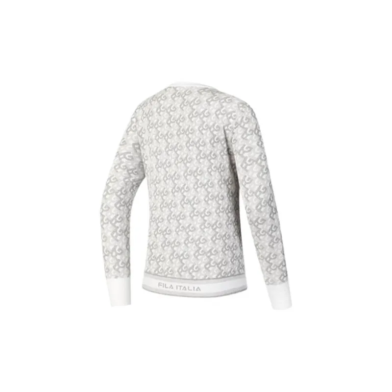 FILA Golf Series GOLF Knitwear Women's All Over Print Gray-1