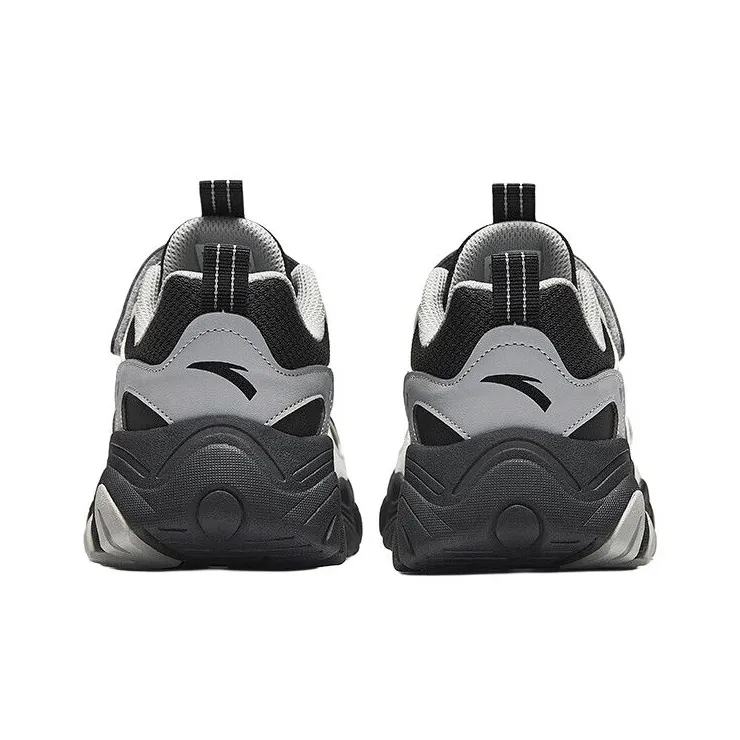 Antakids Anti Slip And Wear Resistant Warm Low Top Kids Lifestyle Shoes Basic Black Light Gray Ivory White Teenagers-3